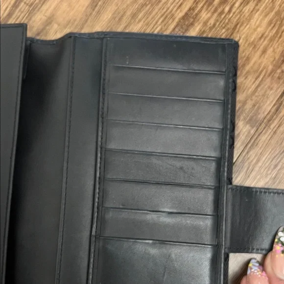 Gucci GG Canvas Long Wallet - Black - Picture 11 of 15